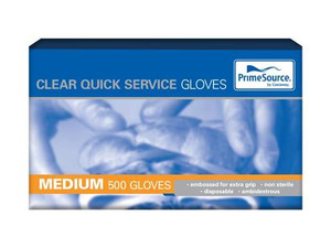 MPM MEDIUM CLEAR GLOVES (PS-QSG-MED) 500S