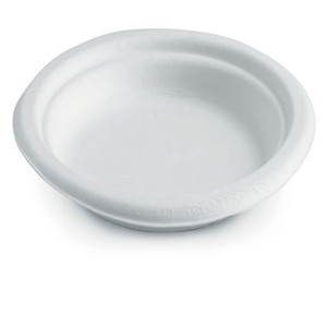 BIOPAK BIOCANE ROUND PAPER PLATE 7 INCH 125S