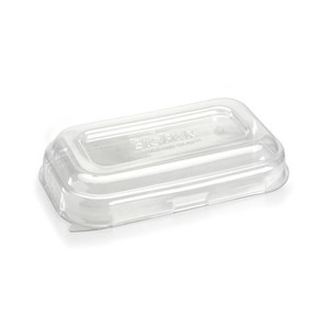 BIOPAK PET DOME LUNCH BOX CLEAR LID 50S