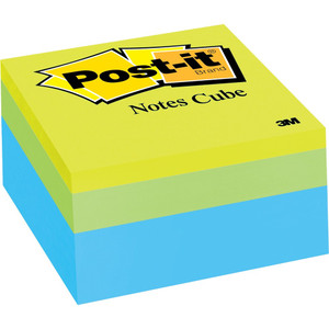 POST-IT 2054-PP NOTES ORIGINAL 400 SHTS 76x76mm GREEN WAVE 70007014155