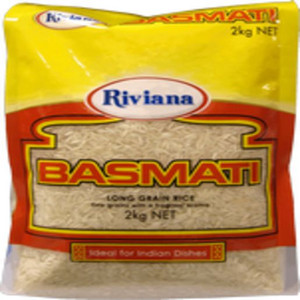 RIVIANA BASMATI LONG GRAIN RICE 2KG