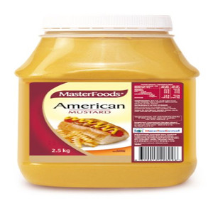 MASTERFOODS AMERICAN MUSTARD 2.5KG