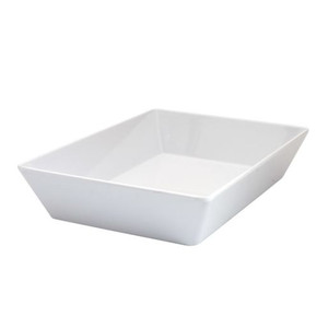 TRENTON MELAMINE WHITE DISH 250MM