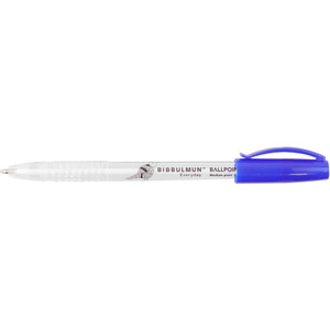 BIBBULMUN BALLPOINT PEN Economy Blue Pack of 12