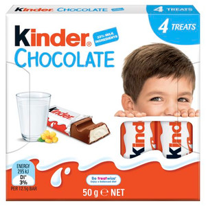 KINDER CHOCOLATE LITTLE ONES 50GM (Carton of 20)