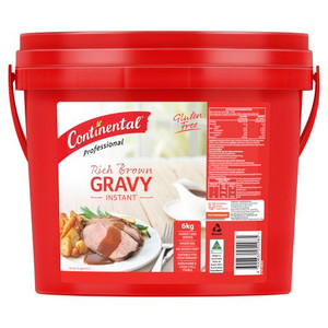 CONTINENTAL GRAVY RICH BROWN GLUTEN FREE 6KG