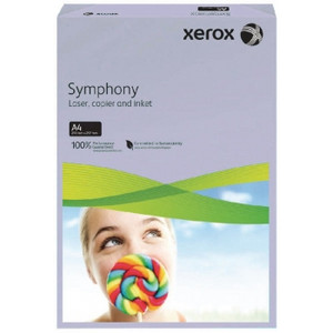 FUJI XEROX SYMPHONY COLOURED COPY PAPER A4 80gsm Mid Tints Lilac  *** While Stocks Last - please enquire to confirm availability ***