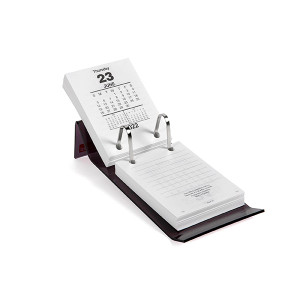 SASCO DESK CALENDAR STAND TOP PUNCHED ACRYLIC