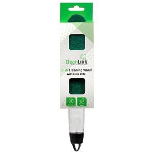 CLEANLINK DISH WAND WITH REFILL SPONGE