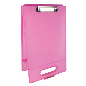 DEXAS CLIPCASE TOP OPEN CLIPBOARD PINK