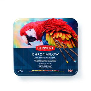 DERWENT CHROMAFLOW PENCILS TIN 72