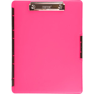 DEXAS SLIMCASE SIDE OPEN CLIPBOARD NEON PINK