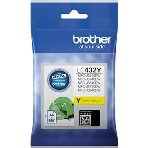 Brother LC-432Y Ink Cartridge Yellow