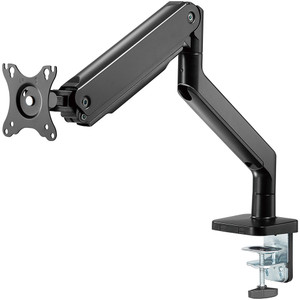 Ergovida Heavy Duty Spring Assisted Aluminium Single Monitor Arm Black