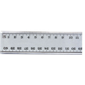 MARBIG CLEAR PLASTIC RULERS 40cm