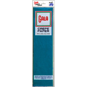 Alpen Gala Crepe Paper 240 x 50cm Azure Blue Pack Of 12