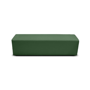 K2 Marbella Burke Senior Rectangle Ottoman 1480mmW Green PU Leather