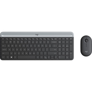 Logitech MK470 Slim Wireless Keyboard and Mouse Combo Black