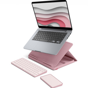 Logitech Casa Laptop Pop-Up Desk 17 Inch Bohemian Blush