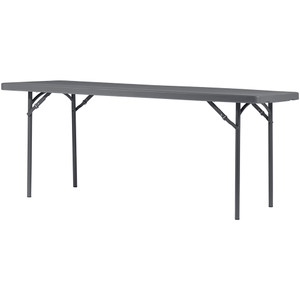 Sylex Fortress Plus Folding Table 1830W x 760D x 740mmH Dark Grey