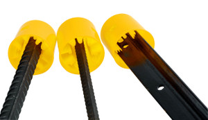 Maxisafe Round Star Picket Caps - Bag of 100