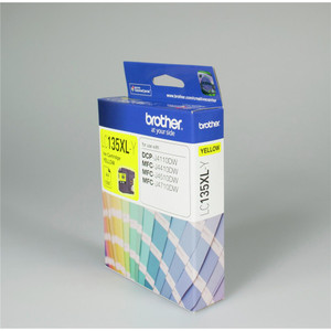 BROTHER LC-135XL ORIGINAL YELLOW INK CARTRIDGE Suits DCPJ4110DW / MFCJ4410DW / 4510 / 4712