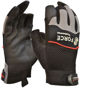 G-Force 'Tradesman' 2 Finger Mechanics Glove , Medium Pair