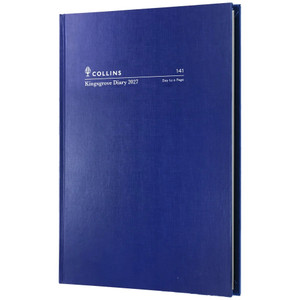 COLLINS KINGSGROVE SERIES DIARIES #141 A4 1 Day To Page 30min Appoint. 8am-6pm (Pre-Order Now for 2027) ** ETA 30/9/2026 **
