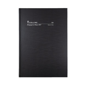 COLLINS KINGSGROVE SERIES DIARIES #141 A4 1 Day To Page 30min Appoint. 8am-6pm (Pre-Order Now for 2027) ** ETA 30/9/2026 **