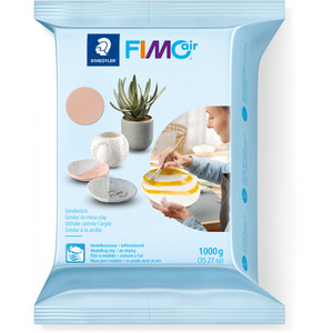 Staedtler 8101 FIMOair Drying Basic Modelling Clay 1kg - Flesh