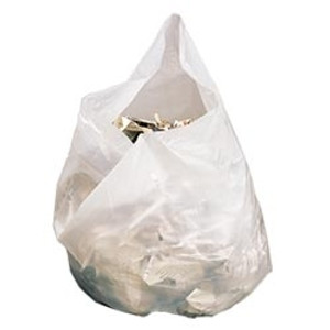 Gusspak Rubbish Bags Natural Clear Premium 80ltr Suits 72Ltr, 75Ltr as well. Roll Of 50 Bags-14mic, 810mmW x 950mmL