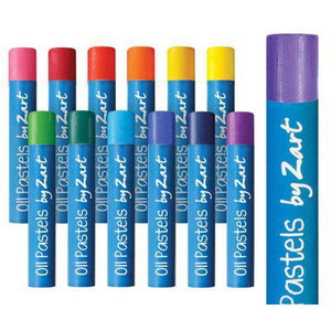 Basics Oil Pastels Cool and Warm Colours Pack of 48