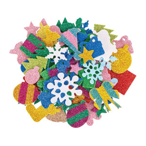 EVA Christmas Adhesive Shapes Pack of 100
