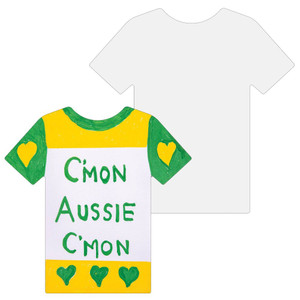 Cardboard T-Shirt Shape Pack of 20