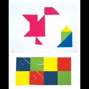 Magnetic Tangram 4 sets 28 pc