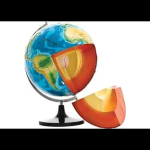 Model of Earth's internal structure - 32cm