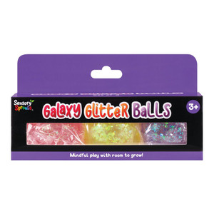 Galaxy Glitter Balls Purple - Purple