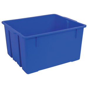 Heavy-Duty Storage Bin - Blue