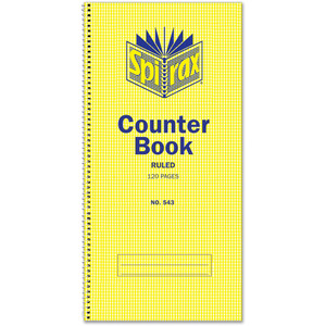 SPIRAX 543 COUNTER BOOK 55233