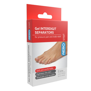 AEROSTEP Gel Interdigit Separators 28 x 45mm, Box of 2