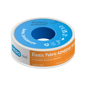 AEROTAPE Elastic Fabric Adhesive Tape 1.25cm x 2M