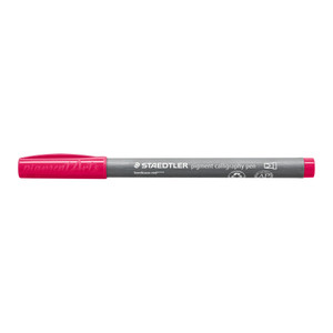 Staedtler 375 Pigment Calligraphy Pen - Bordeaux Red, Each