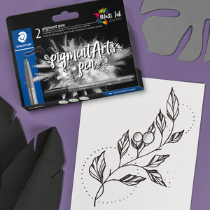 Staedtler 376 Pigment Pen Intense Black, Each