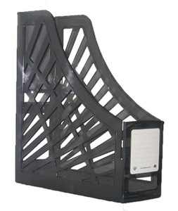 ITALPLAST Magazine Stand - Tinted Grey, Each