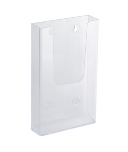 ITALPLAST DL Wall Mount Brochure Holder - Clear, Each
