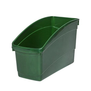 ELIZABETH RICHARDS PLASTIC BOOK TUB - DARK GREEN