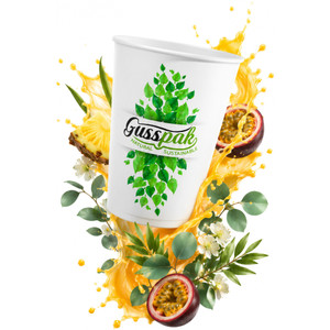 Gusspak 4oz (120ml) Single Wall Coffee White Paper Premium Sleeve Of 50