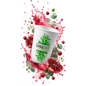 Gusspak 6oz (180ml) White Paper Coffee Cups (1000 Pack) | Single Wall Disposable Takeaway Cups for Cafes & Catering