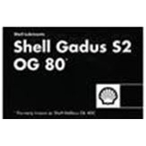 SHELL GADUS S2 OG 80 HOSE REEL STICKER BW