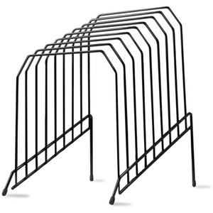 Wire Desktop Sorter – 8 Slot (Black) Large